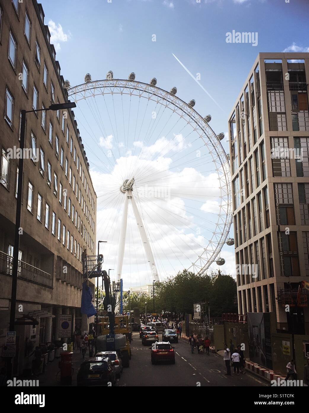 London Eye, London - Smartphone Captured Stock Image