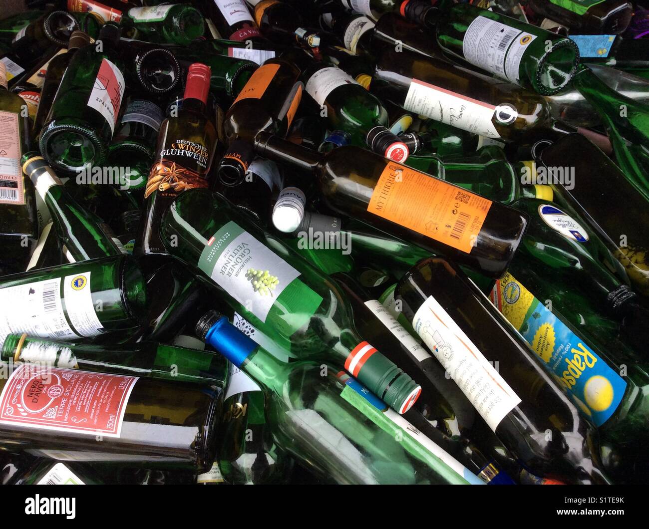 Alcohol bottles recycling hires stock photography and images Alamy