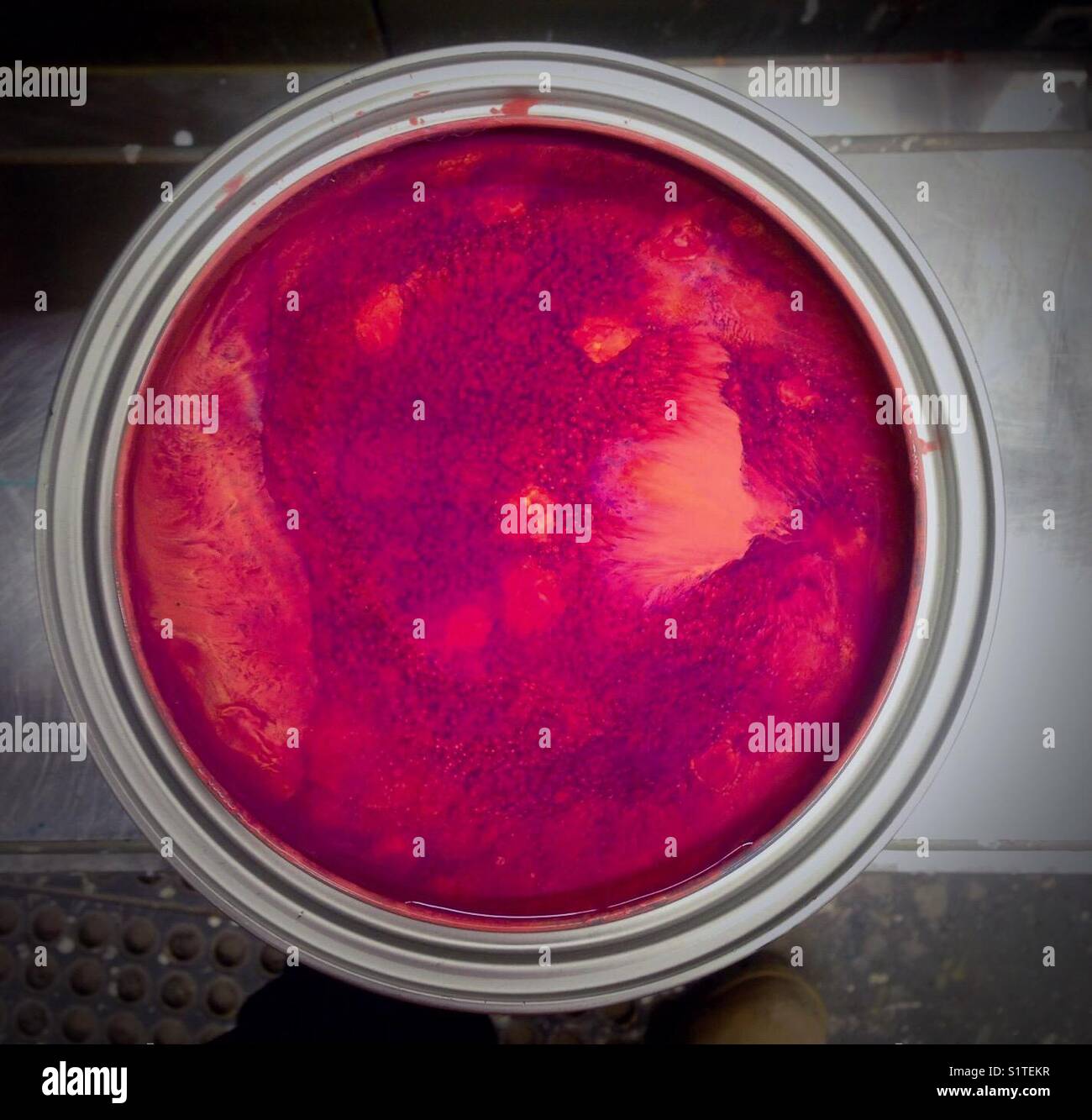 Paint can art Stock Photo Alamy