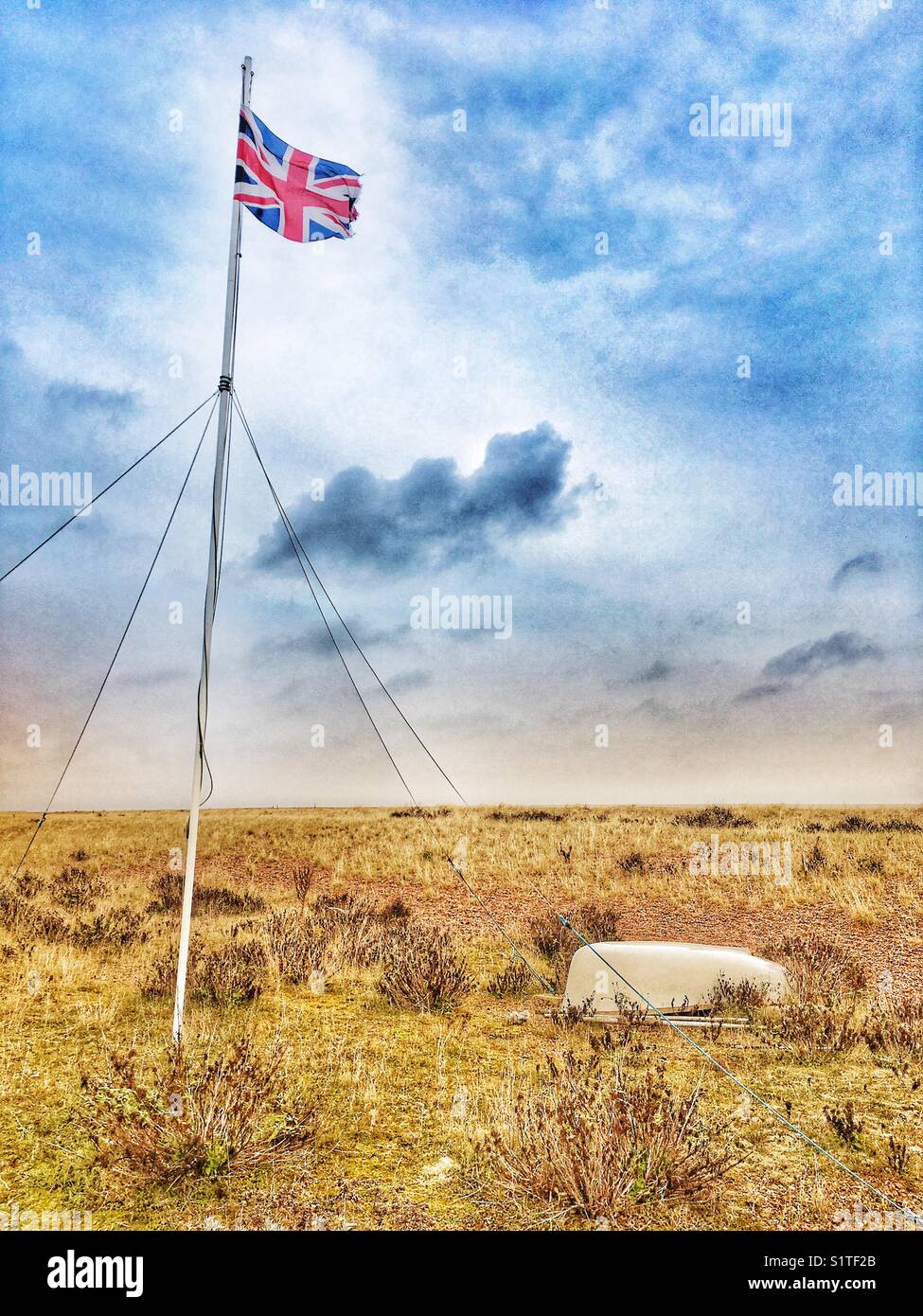 Union Jack - Smartphone Captured Stock Image