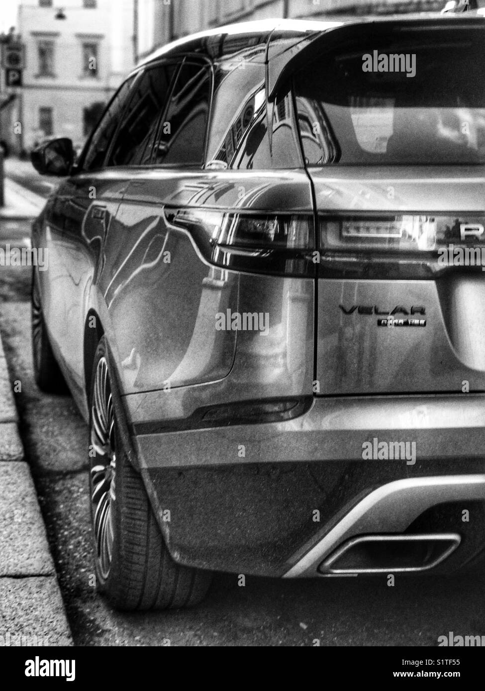Range Rover Velar - Smartphone Captured Stock Image