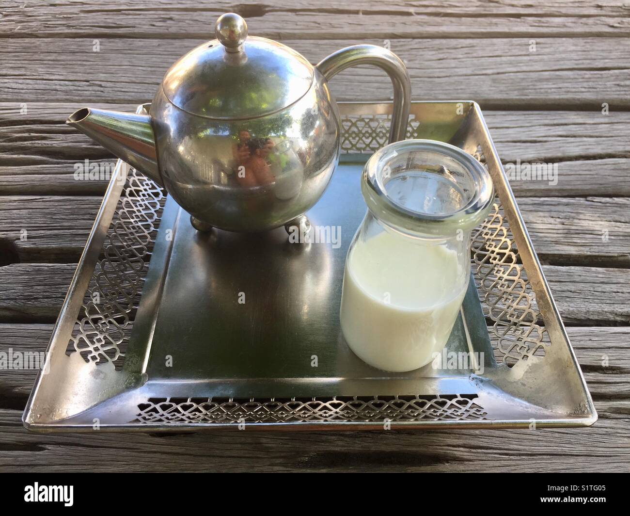 Tea time - Smartphone Captured Stock Image