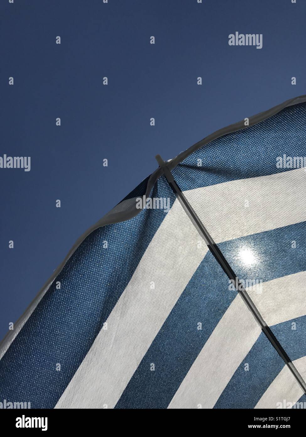 Umbrella under the sun Stock Photo Alamy