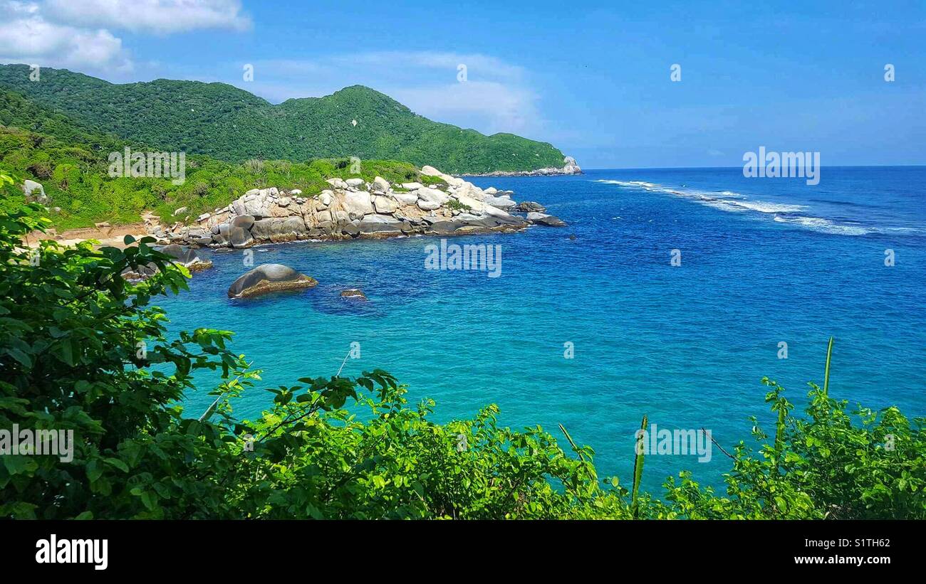 Landscape Beach Tayronna National Park Colombia Stock Photo - Alamy