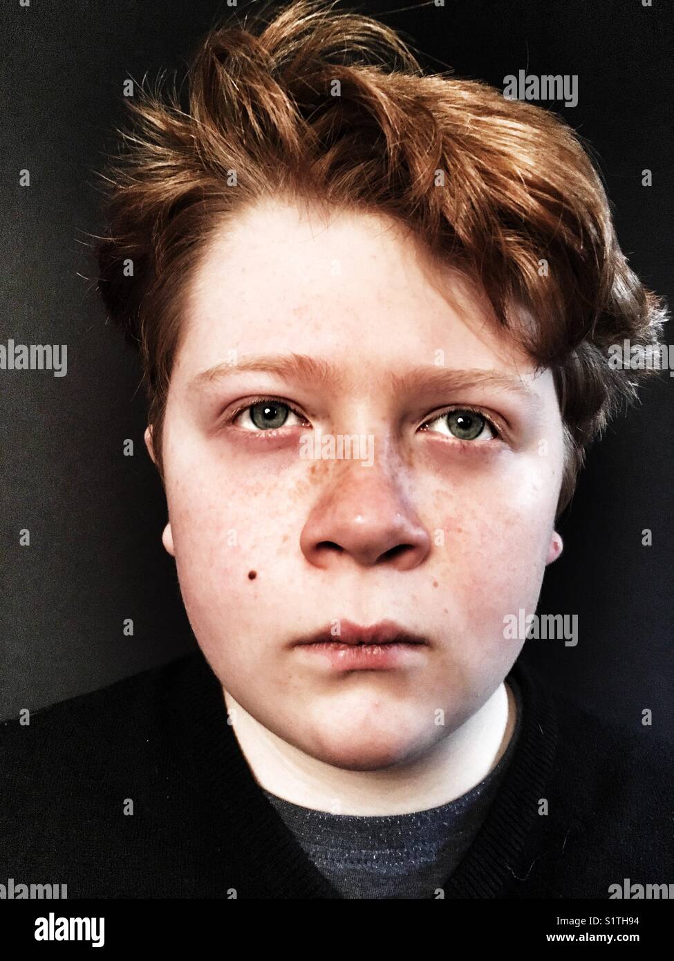 12 years old - Smartphone Captured Stock Image