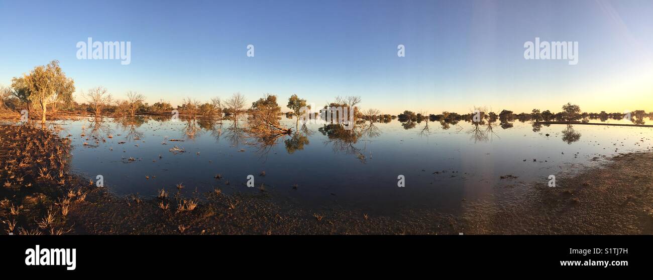 Panorama of Lake Cohen situated in the Gibson Desert, Western Australia Stock Photo Alamy