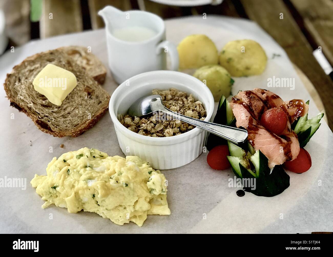 Swedish Breakfast Stock Photo Alamy