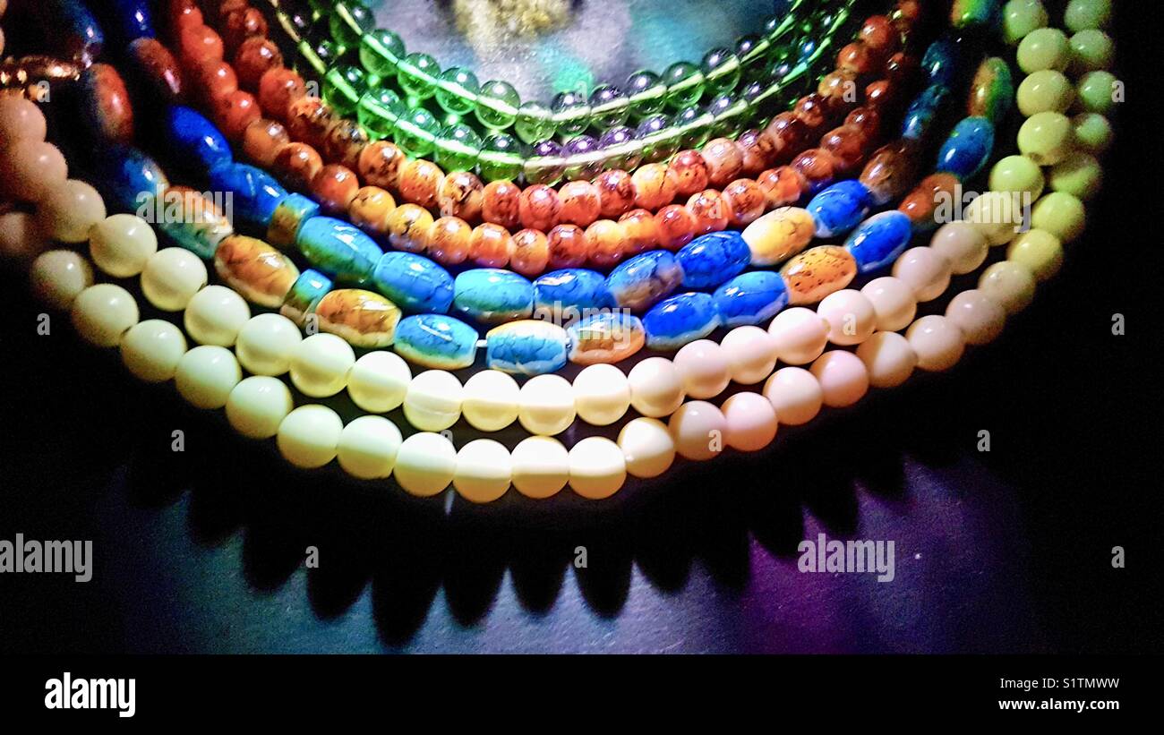 Beautiful string of pearls Stock Photo Alamy