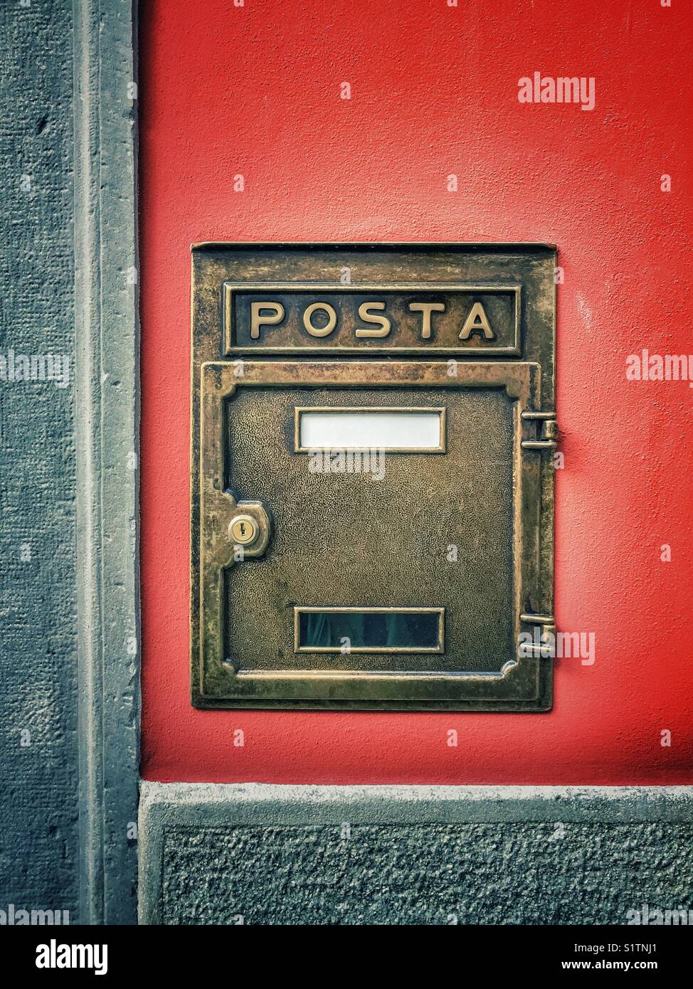 Italian letter box Stock Photo Alamy