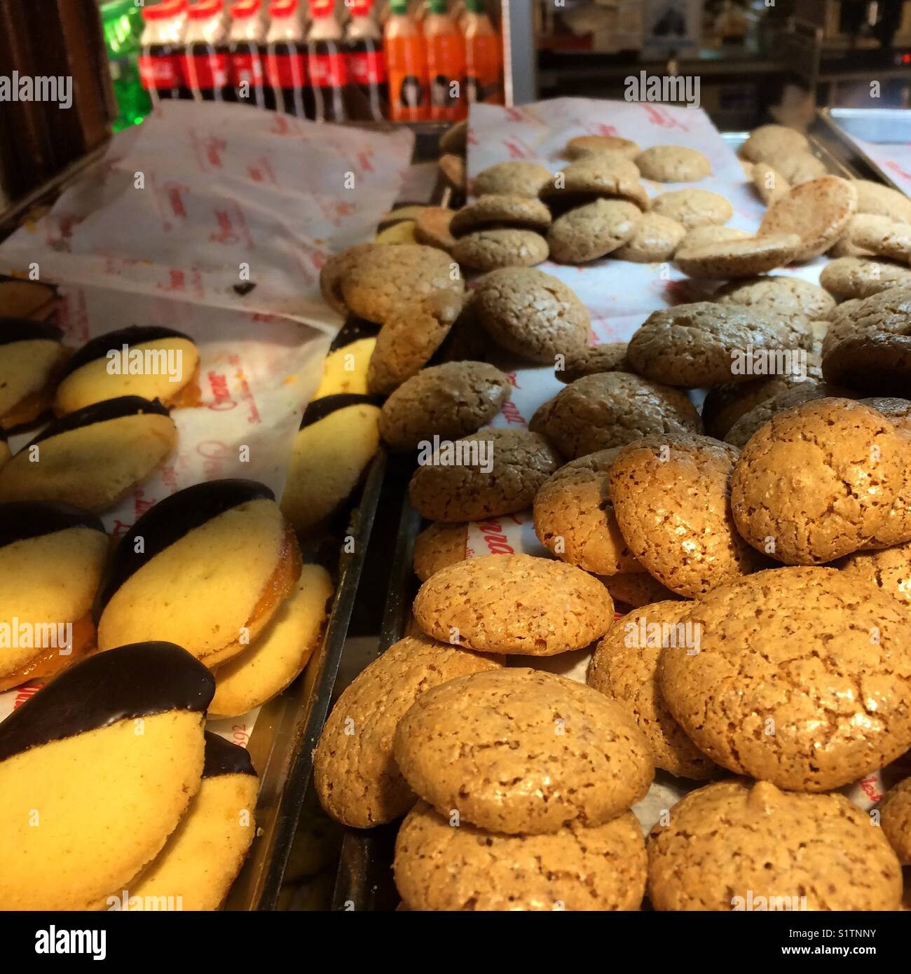 Ferrara Bakery and Cafe, Little Italy, New York City - Smartphone Captured Stock Image