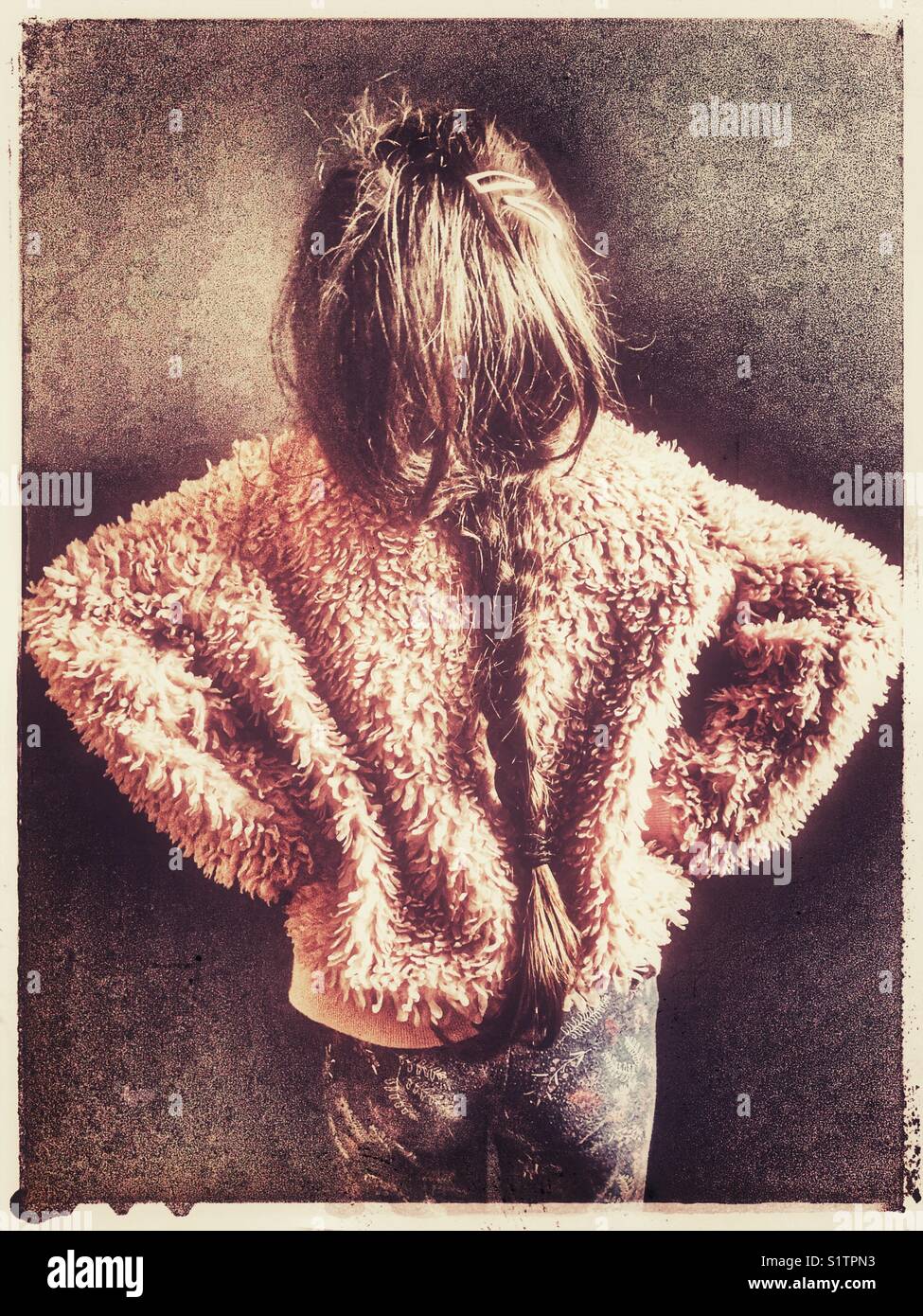 Ponytail - Smartphone Captured Stock Image