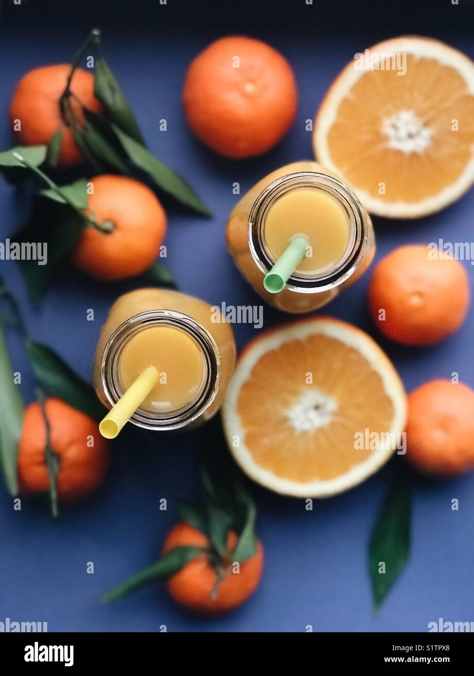 Orange juice Stock Photo