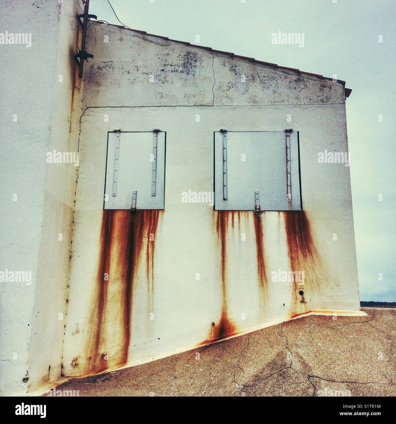 The tears of a house - Smartphone Captured Stock Image