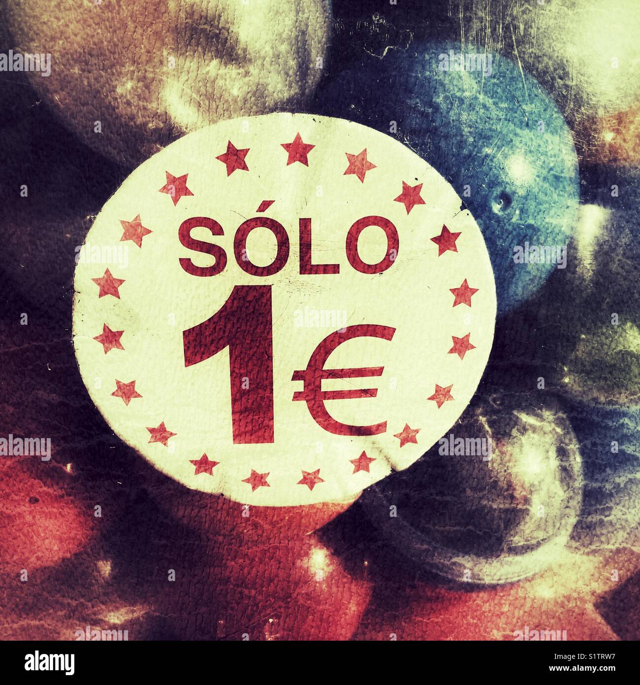 Solo ( only ) 1 € - Smartphone Captured Stock Image