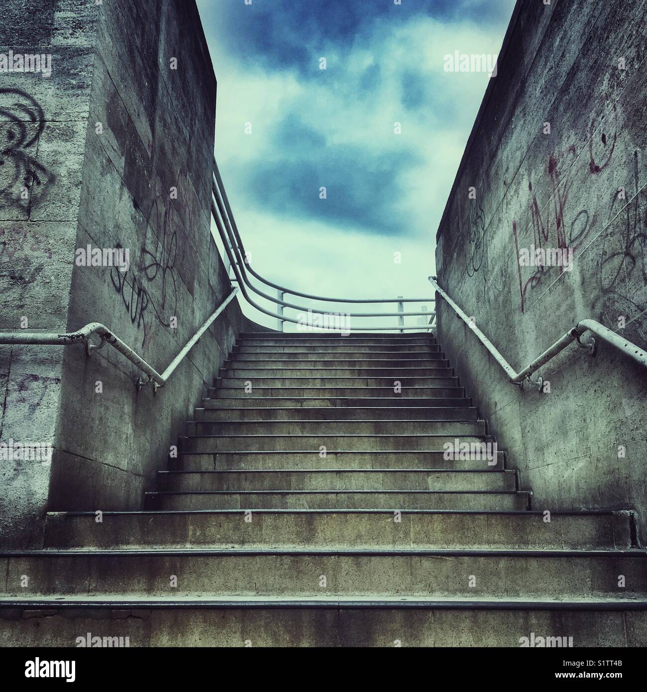 Stairway, London, UK - Smartphone Captured Stock Image