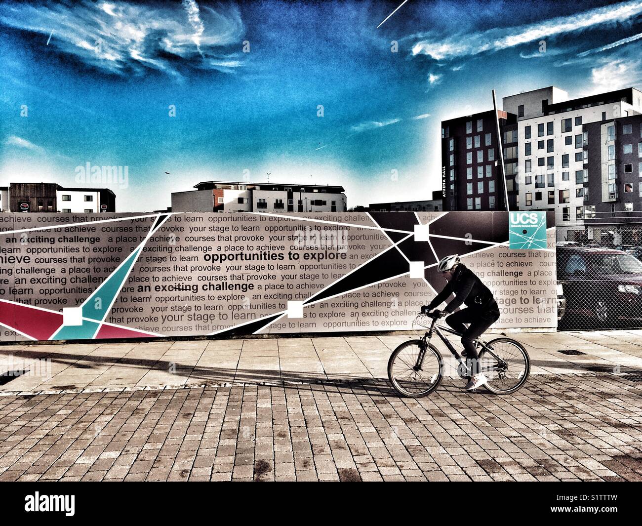 University of Suffolk, Ipswich, UK. - Smartphone Captured Stock Image