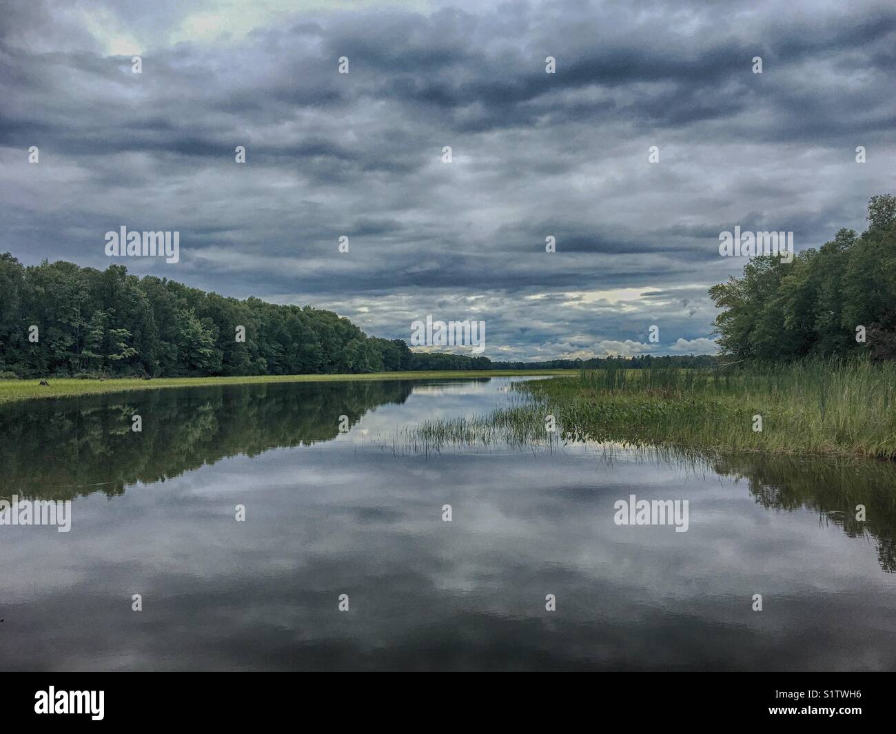 Murray’s Landing, Mercer, Wisconsin - Smartphone Captured Stock Image