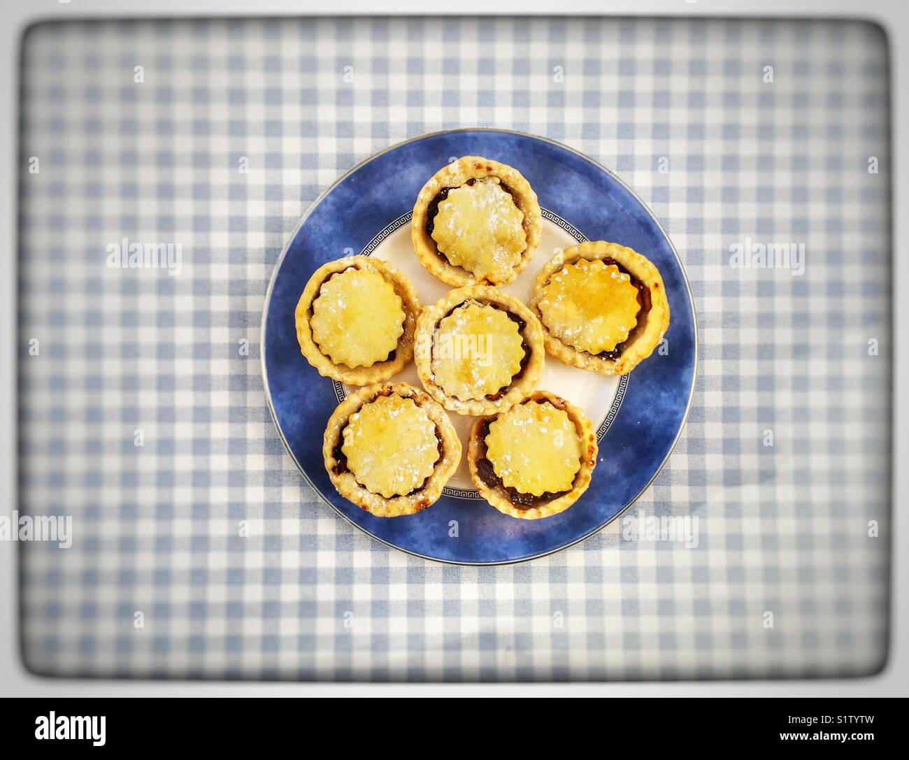 Homemade mince pies - Smartphone Captured Stock Image