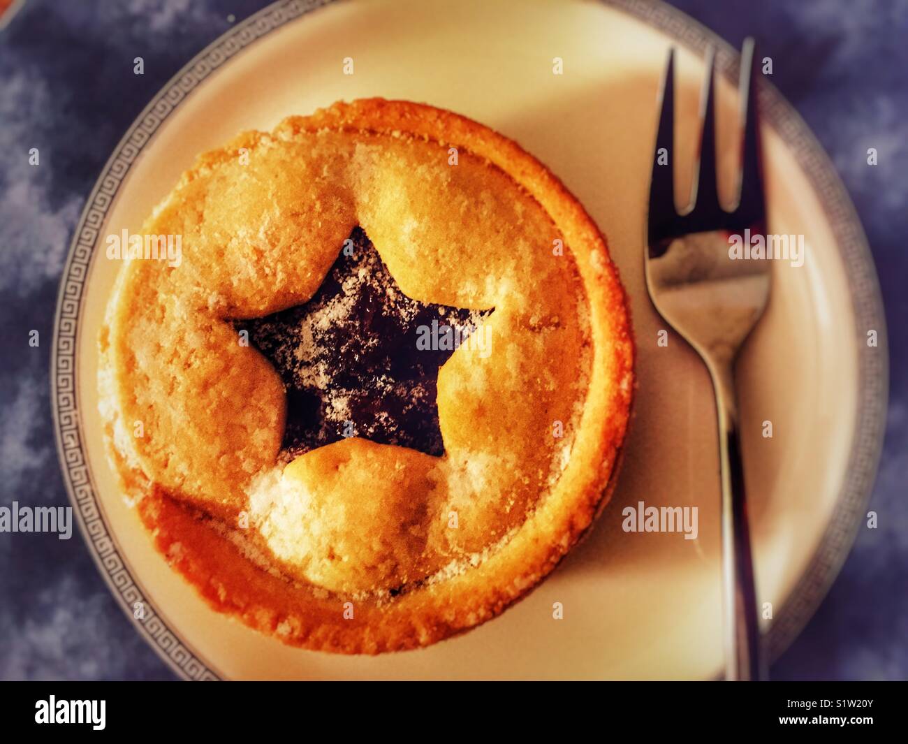 Mince pie - Smartphone Captured Stock Image