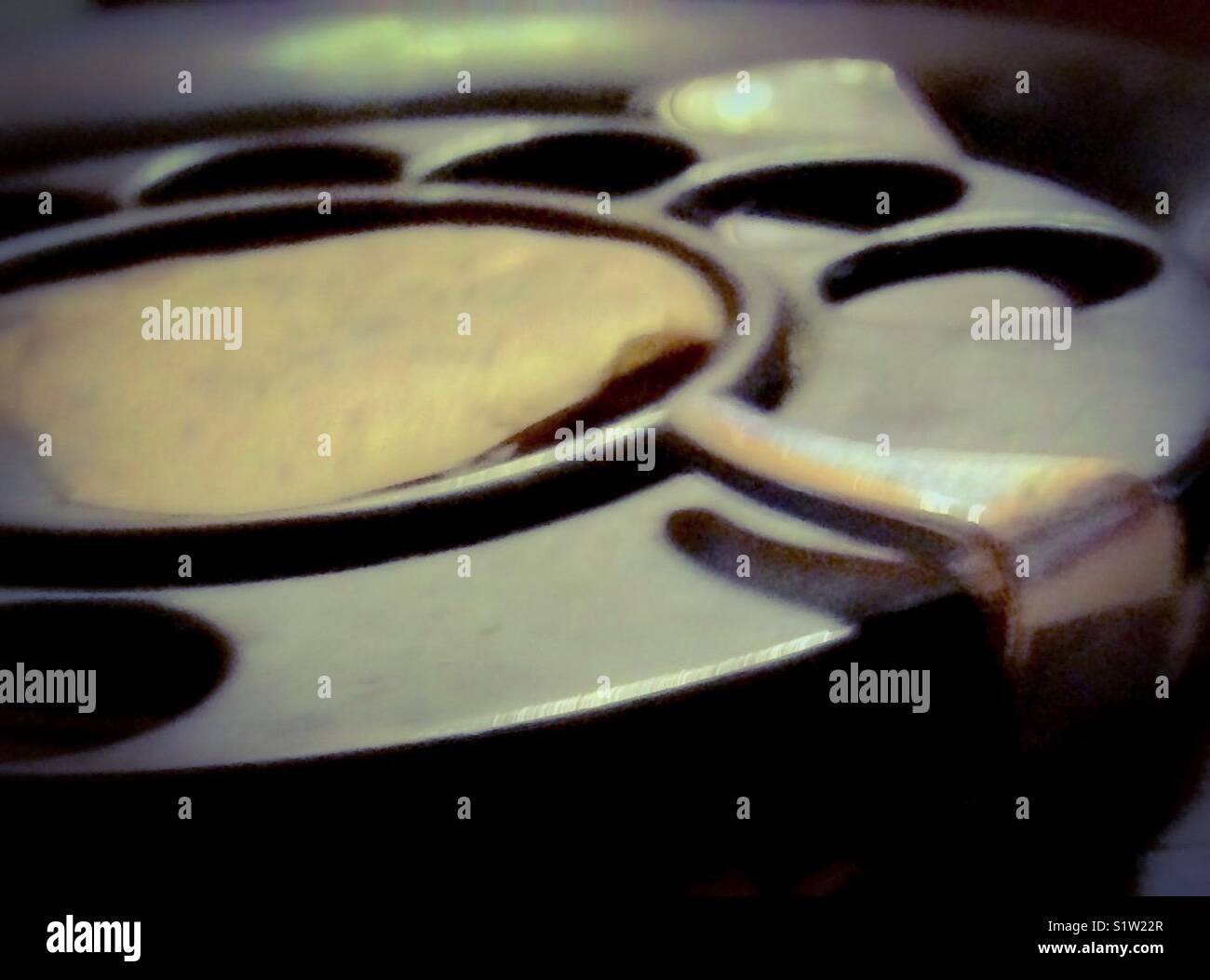 Old rotary dial closeup - Smartphone Captured Stock Image