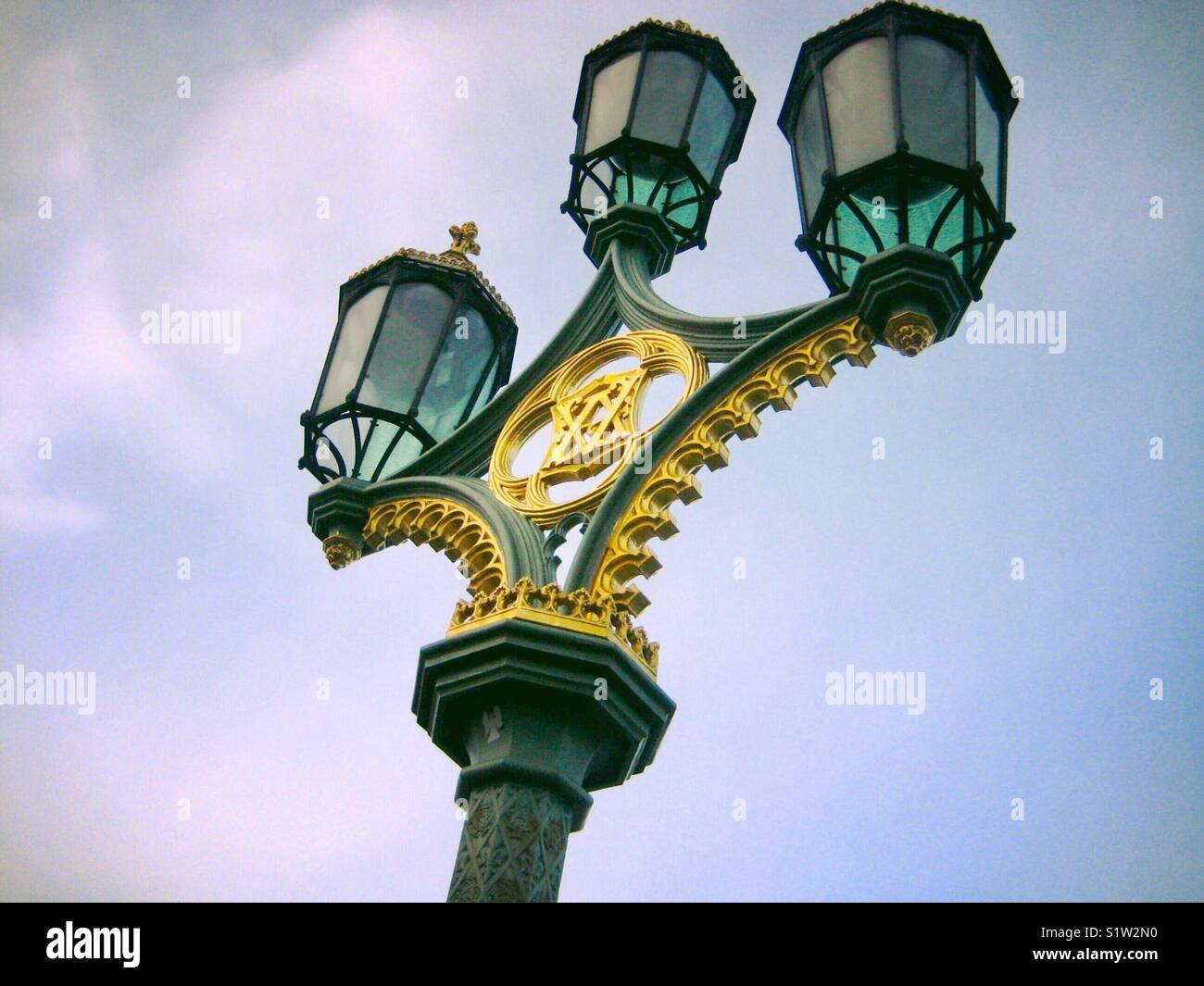 A streetlight in London Stock Photo