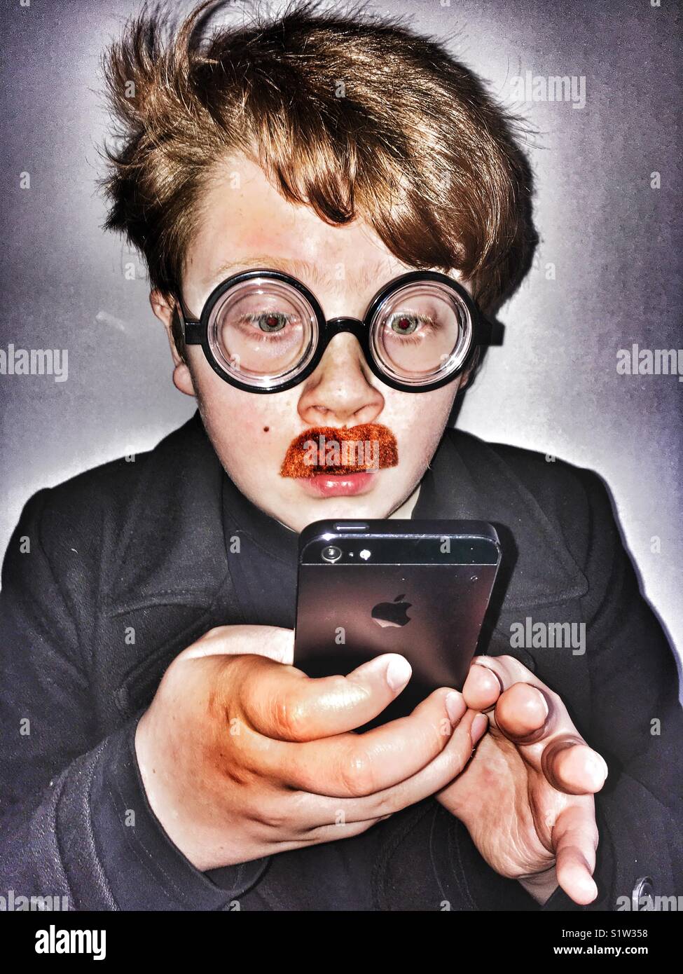 The professor - Smartphone Captured Stock Image