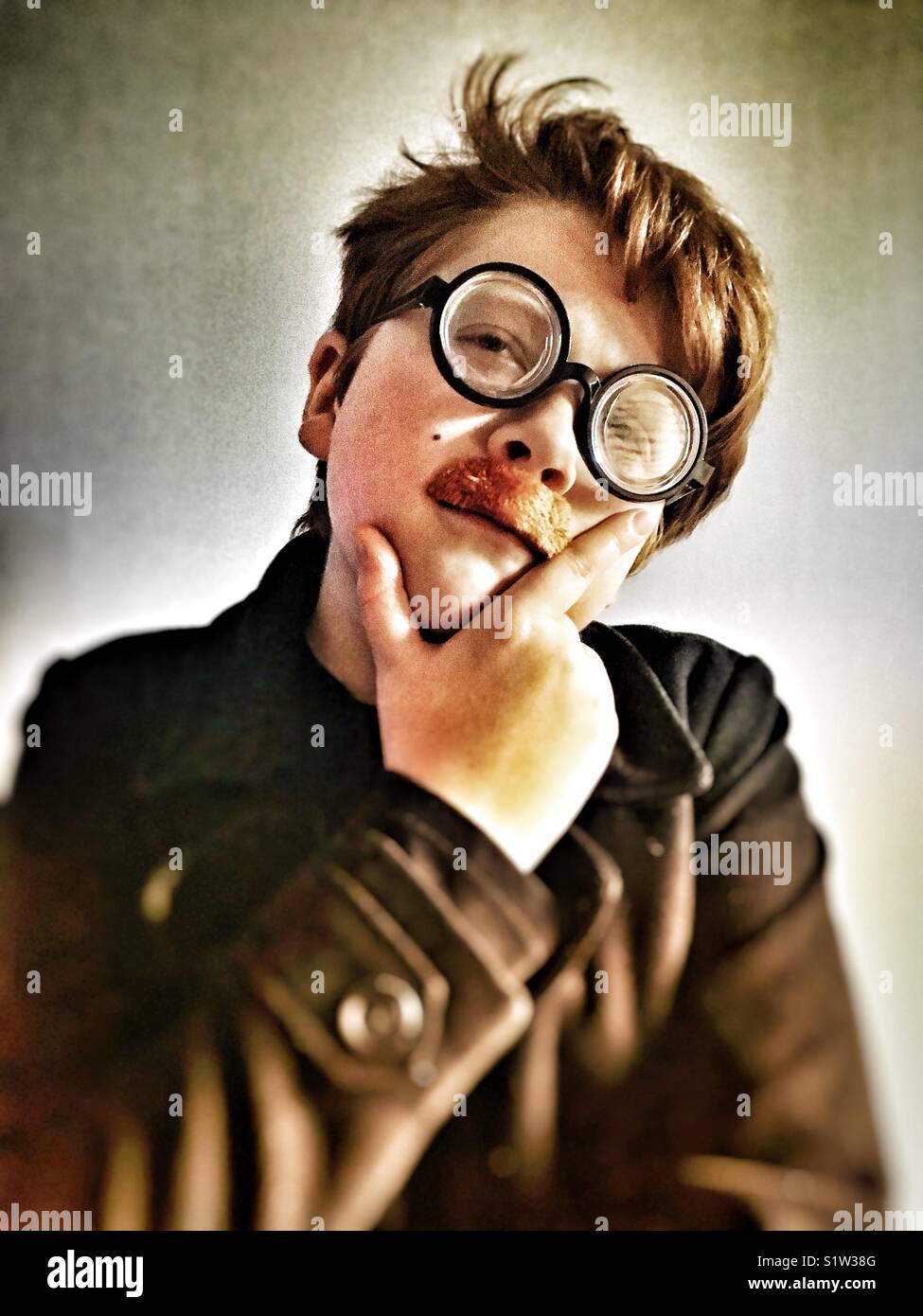 The thinker - Smartphone Captured Stock Image