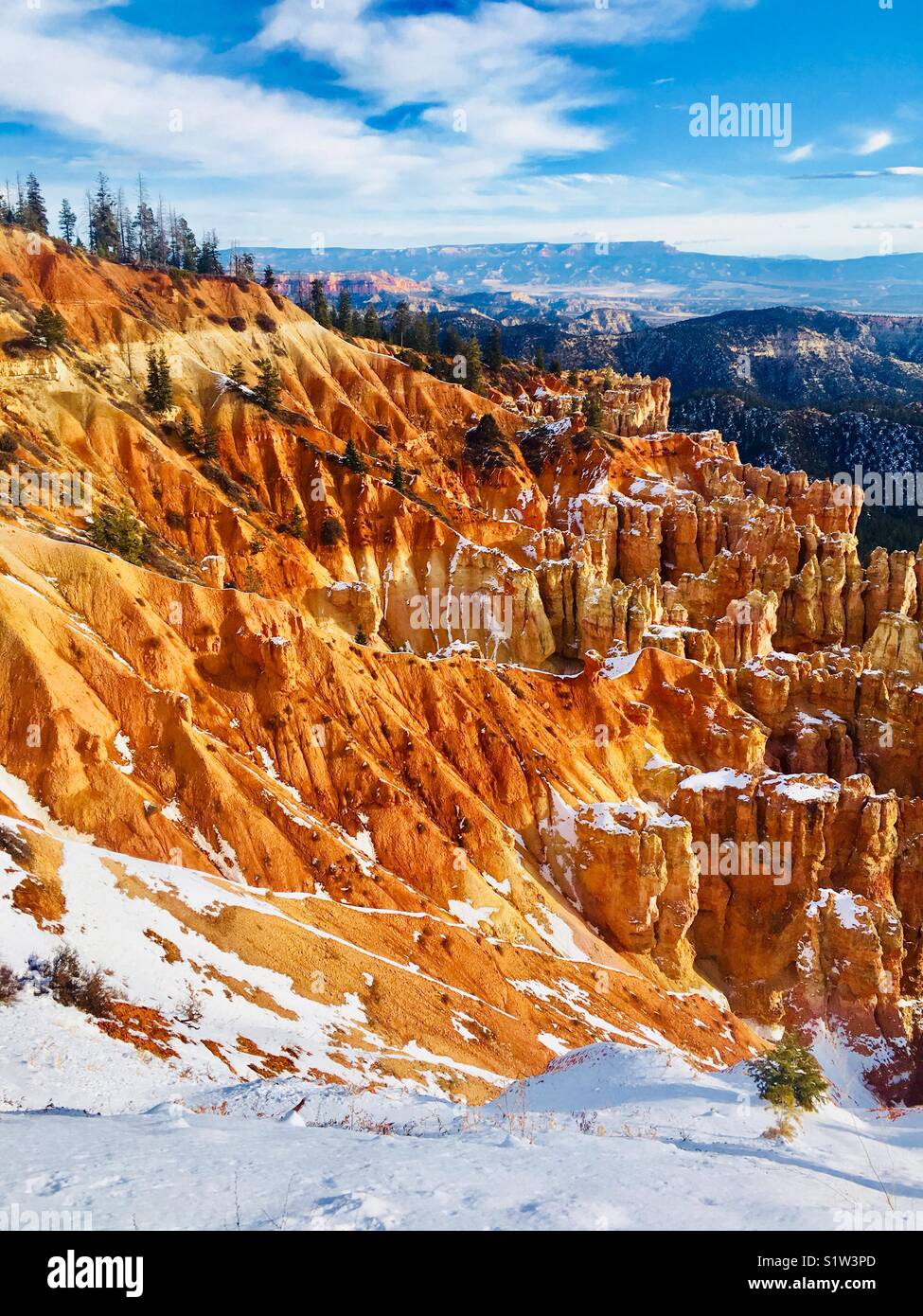 A beautiful morning at Bryce Canyon in Utah. - Smartphone Captured Stock Image
