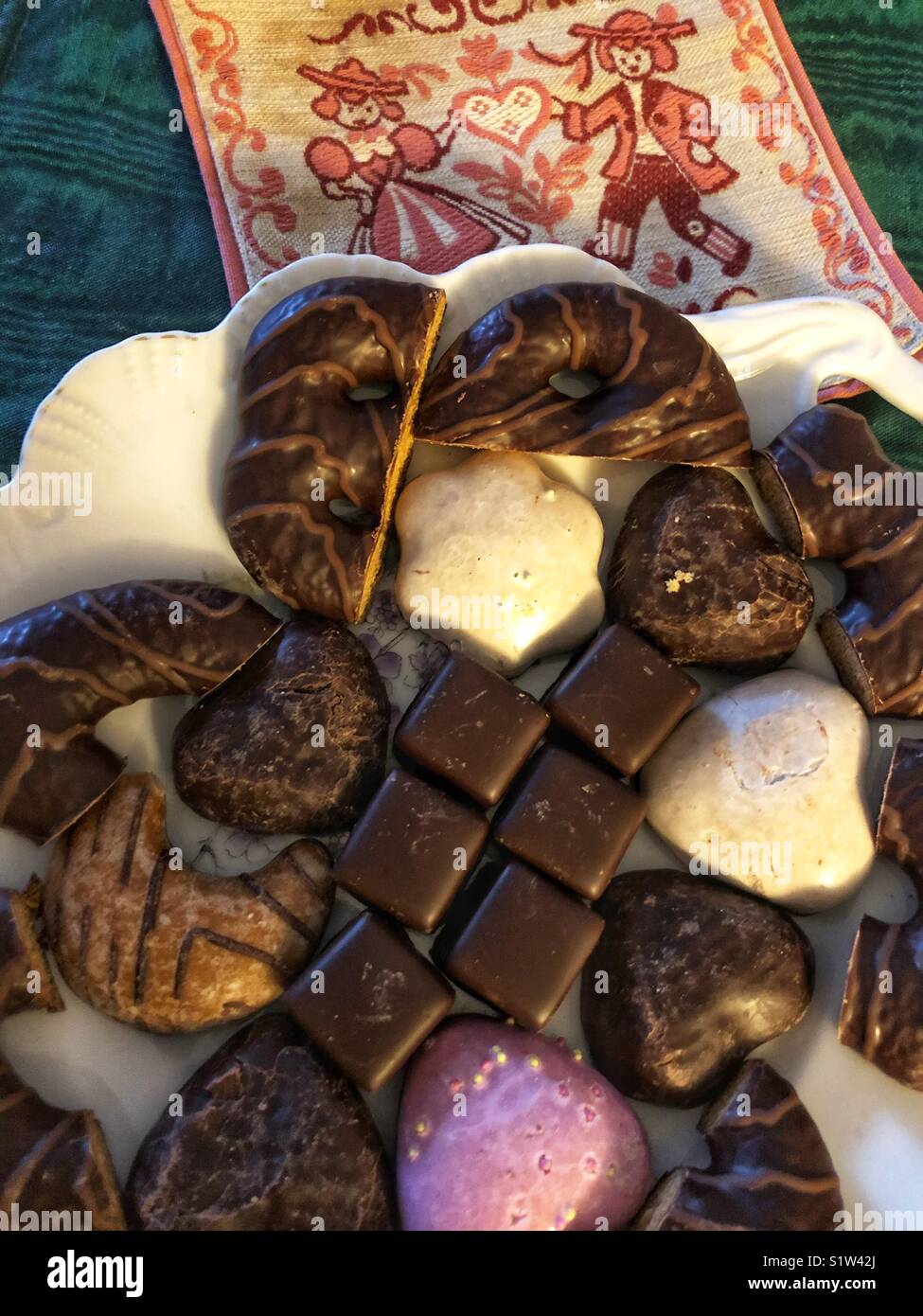 A selection of traditional German Christmas cookies Stock Photo - Alamy