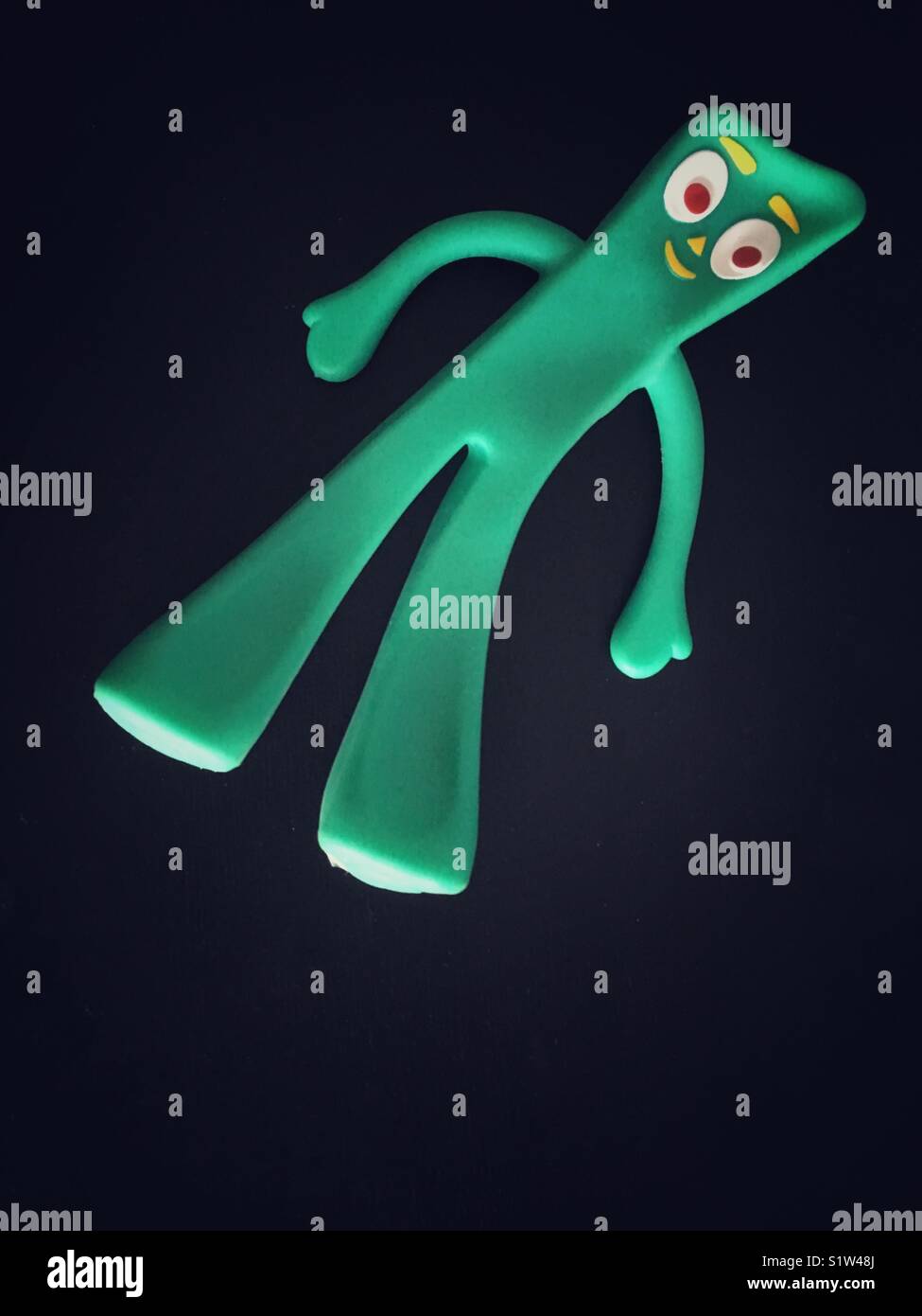 Gumby toy Stock Photo