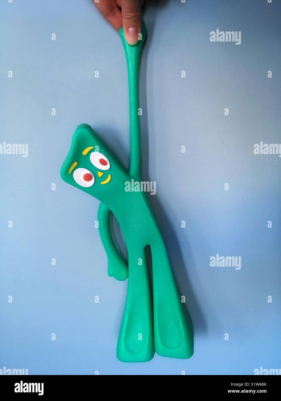 Gumby toy Stock Photo
