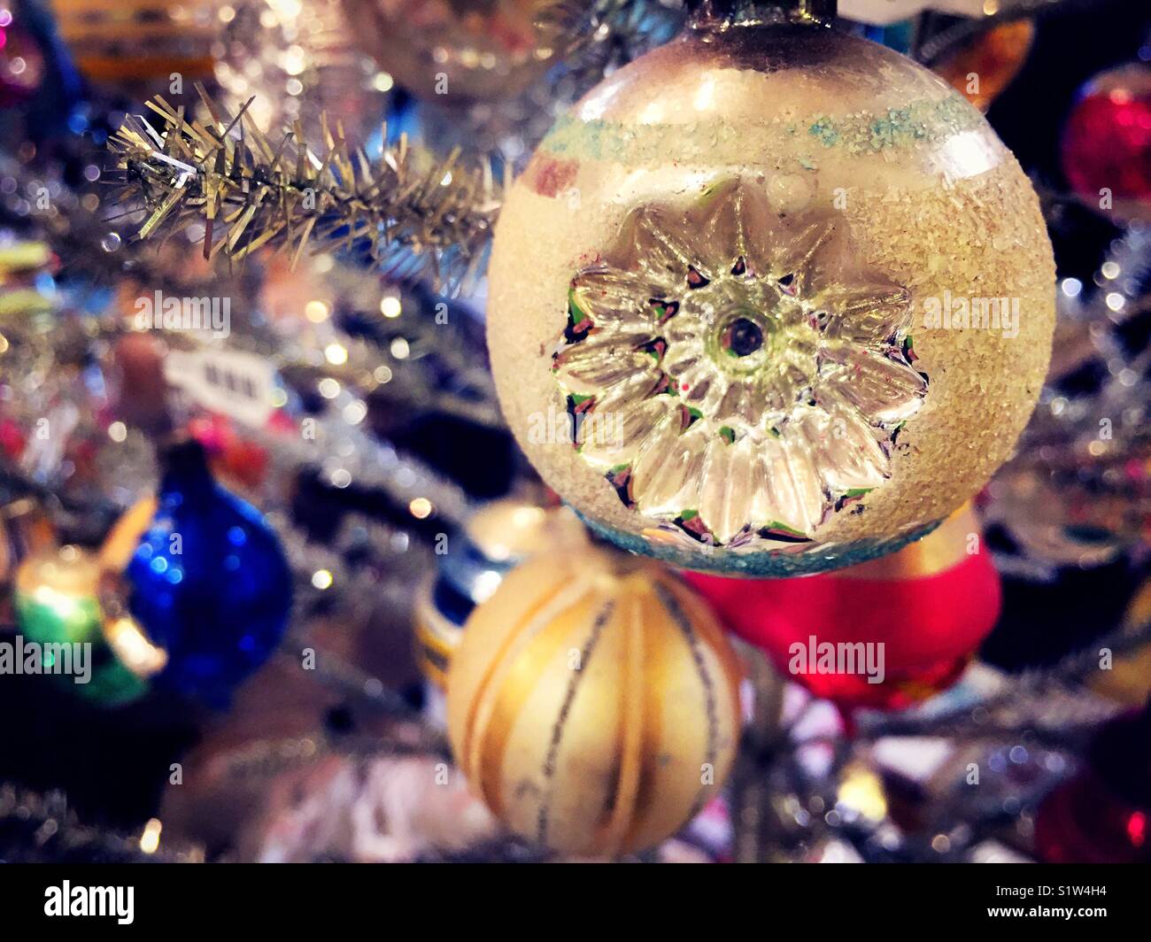 Vintage glass ornaments hi-res stock photography and images - Alamy