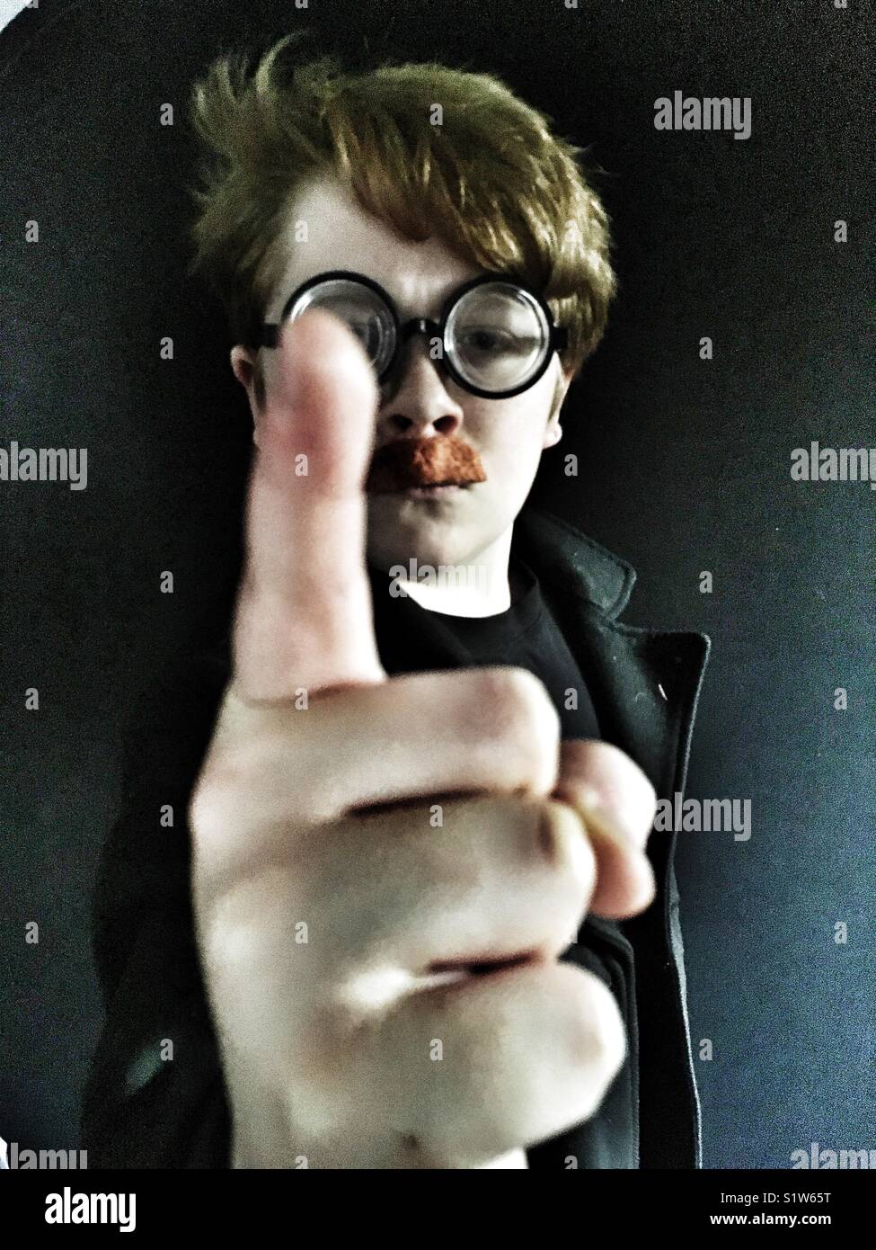 Don’t mess with me! - Smartphone Captured Stock Image