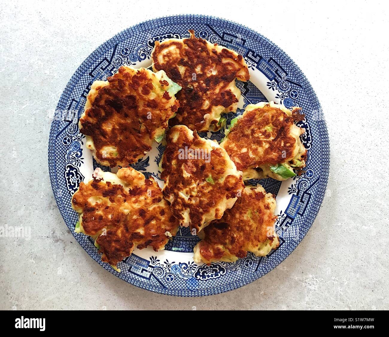 Ham and cheese fritters Stock Photo Alamy
