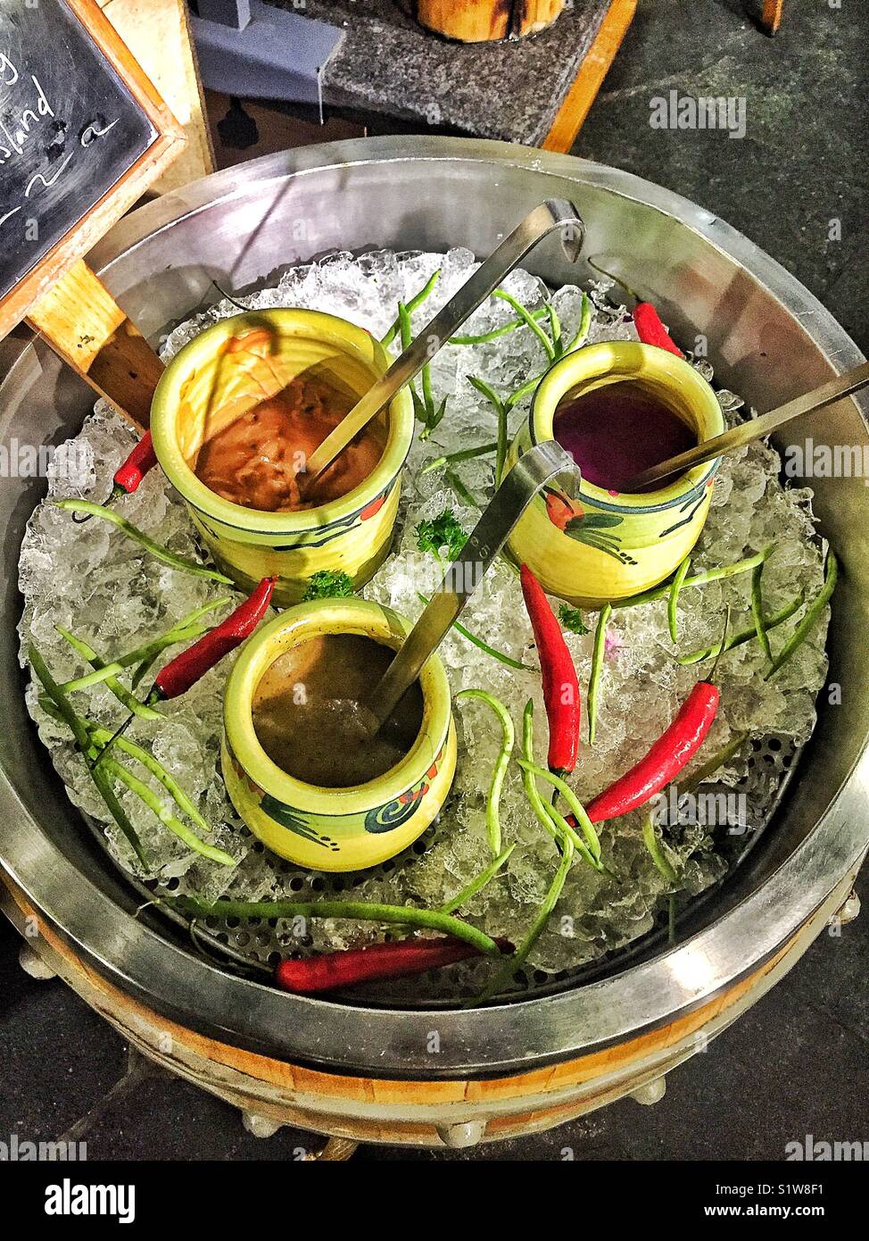 barrel of sauce Stock Photo Alamy