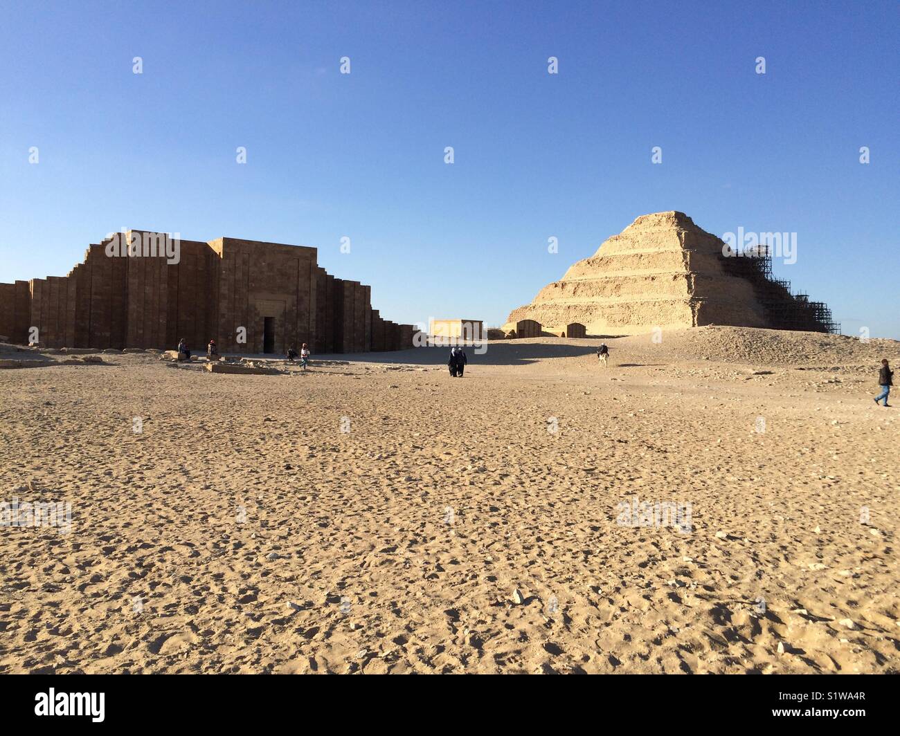 Saqqara (Djoser) pyramid - Smartphone Captured Stock Image