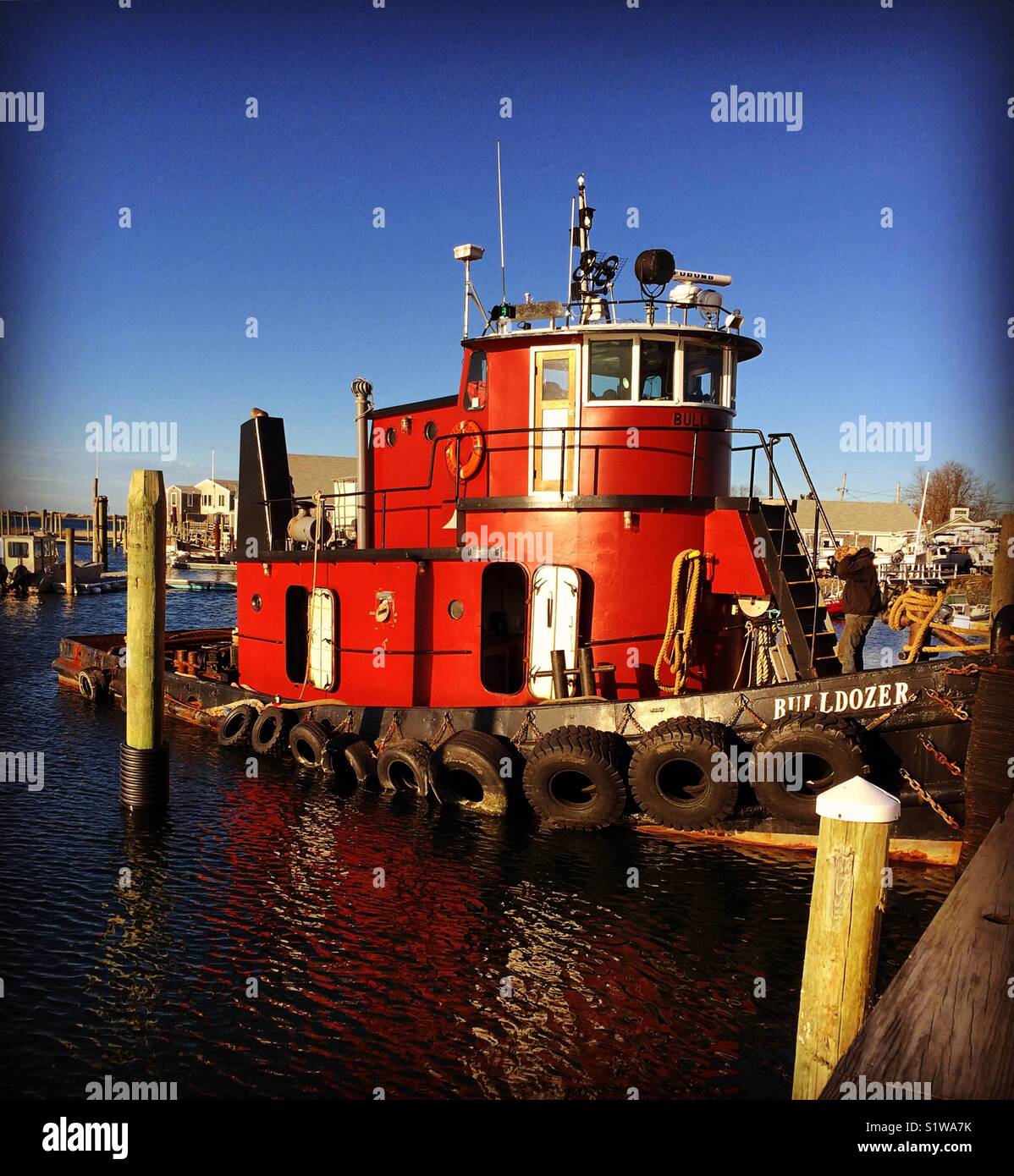 Tugboat, Barnstable Harbor, Cape Cod, Massachusetts Stock Photo Alamy