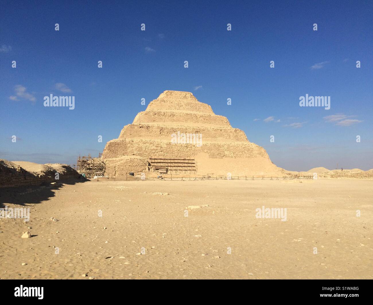 Djoser pyramid - Smartphone Captured Stock Image