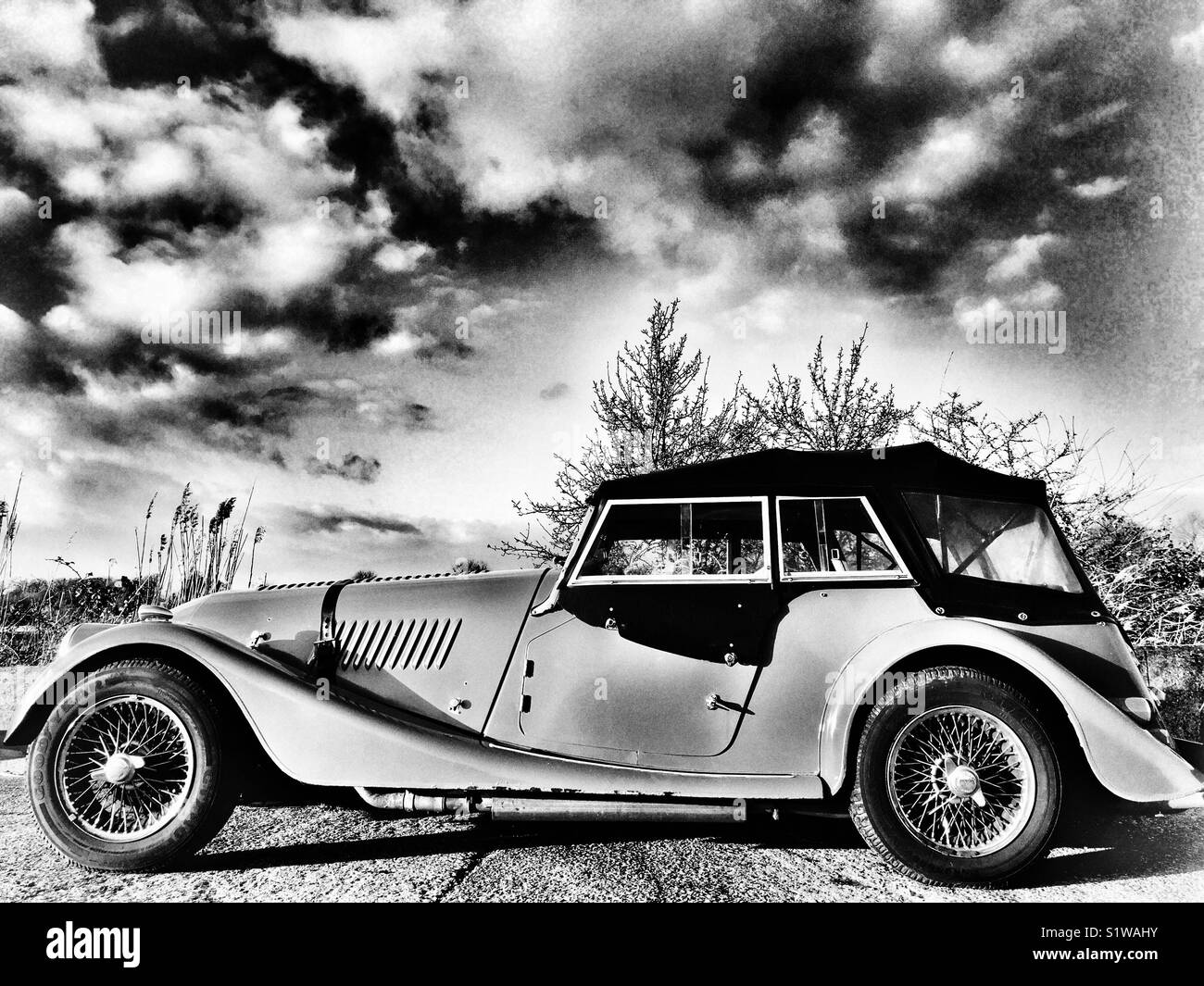 Morgan car - Smartphone Captured Stock Image