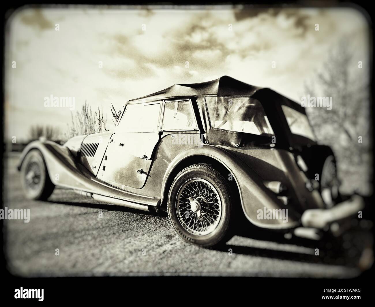 Classic car - Smartphone Captured Stock Image