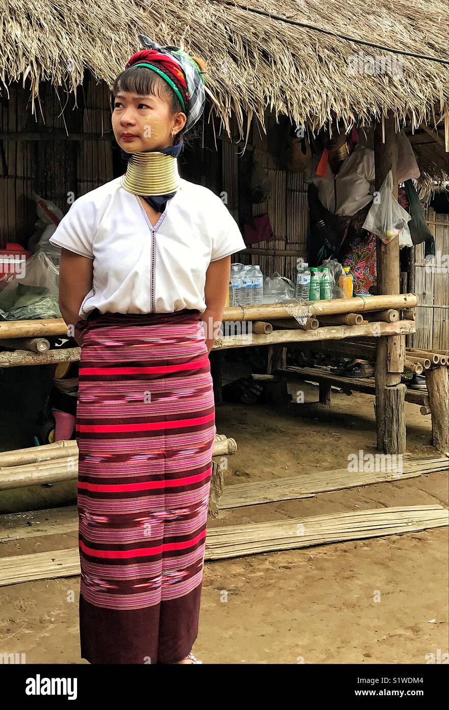 Kayang girl Chiang Rei Thailand Stock Photo