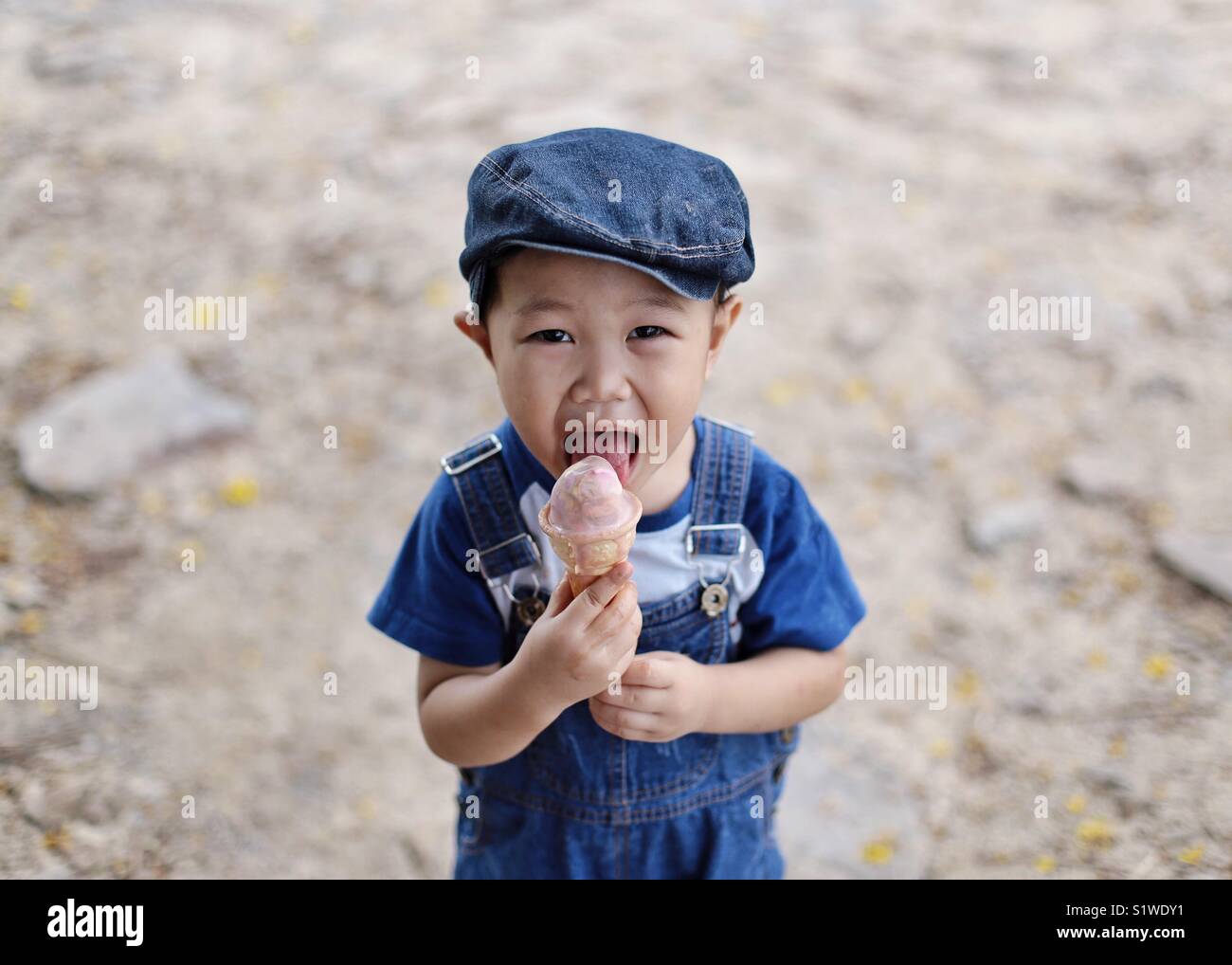 boys blue flat cap