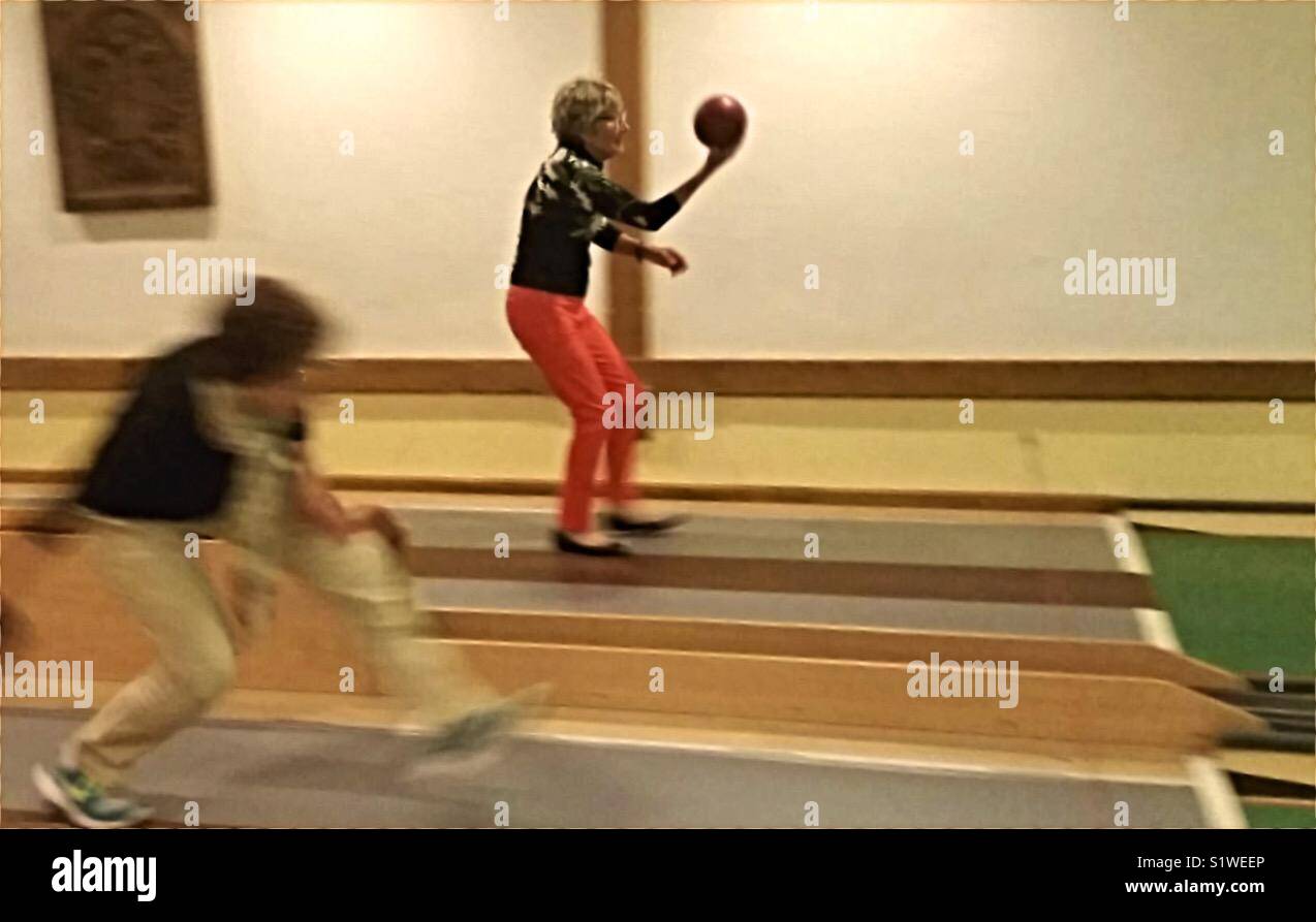 The demon bowler - Smartphone Captured Stock Image