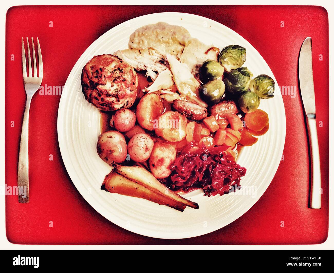 Christmas Dinner Turkey Pudding High Resolution Stock Photography And Images Alamy