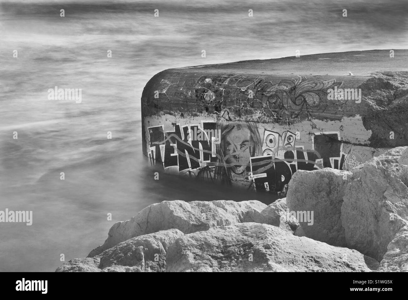 Ww2 bunker Black and White Stock Photos & Images - Alamy