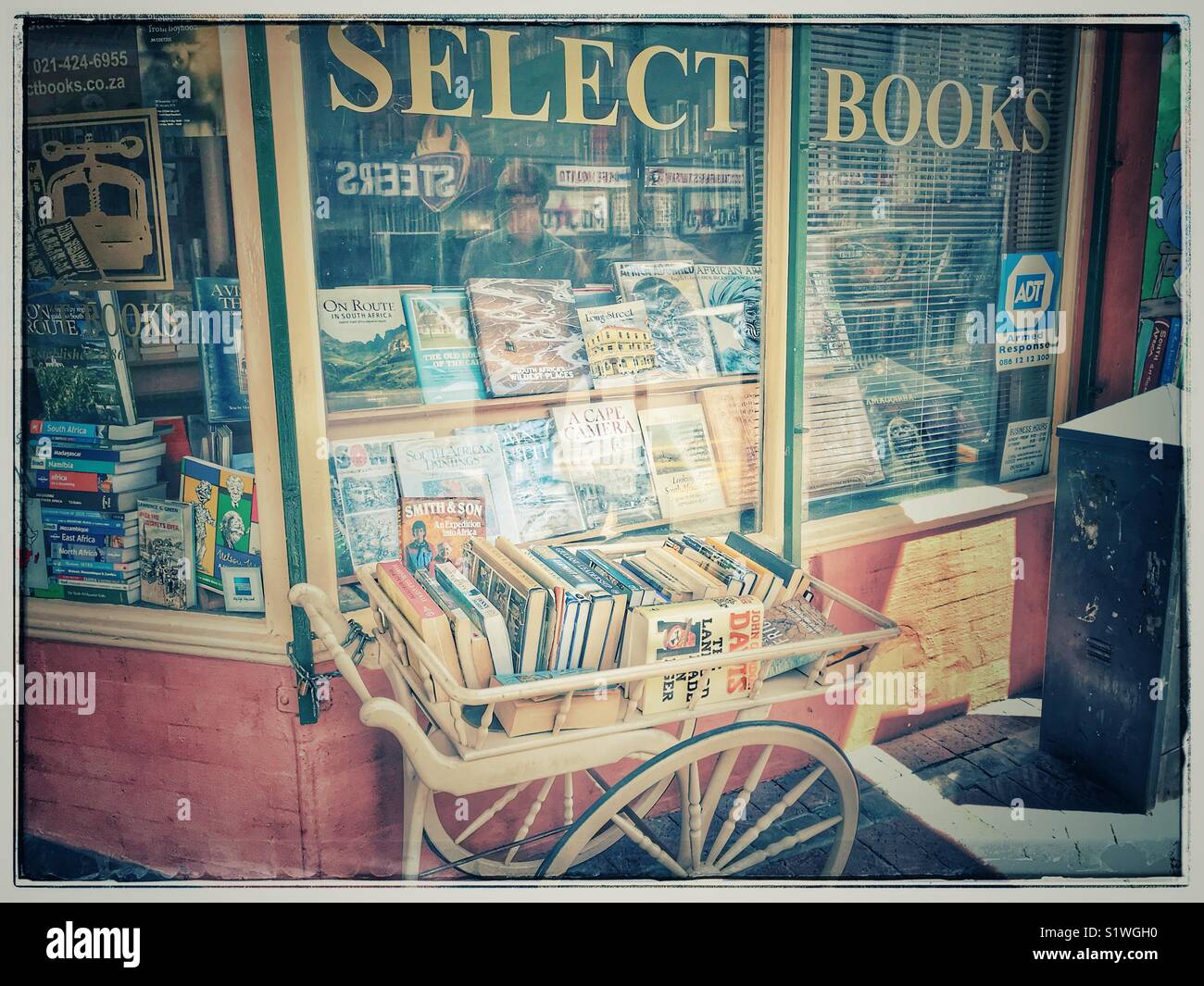 Select Books second hand bookstore, Long Street, Cape Town, South Africa. - Smartphone Captured Stock Image