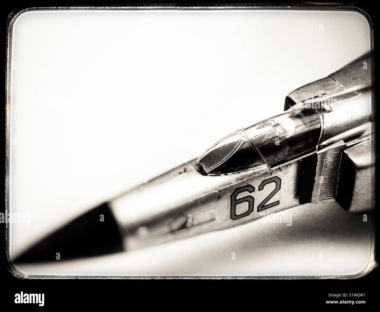 Model jet fighter Stock Photo
