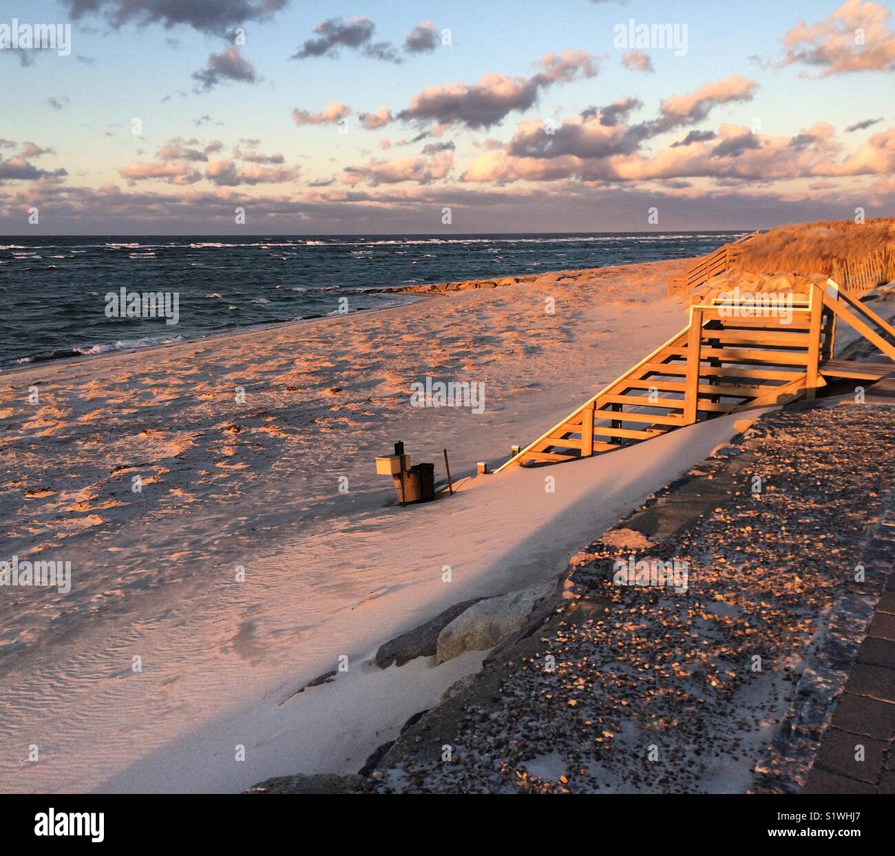 Chapin Beach, Dennis, Cape Cod, Massachusetts - Smartphone Captured Stock Image