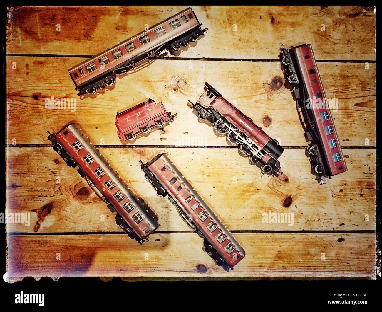 Hornby train set Stock Photo Alamy