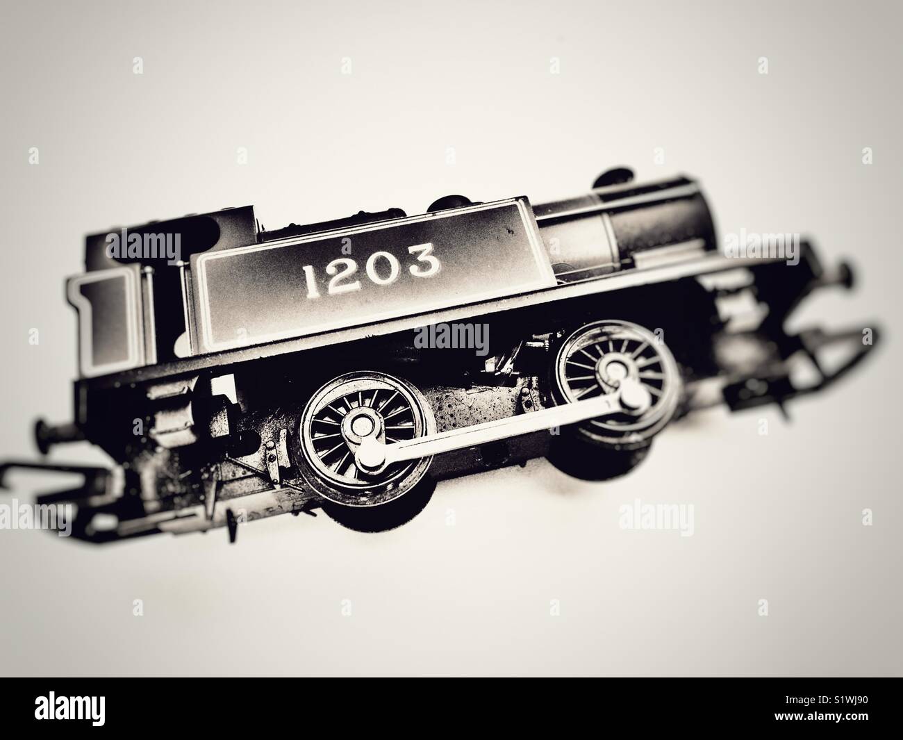 Hornby toy train - Smartphone Captured Stock Image